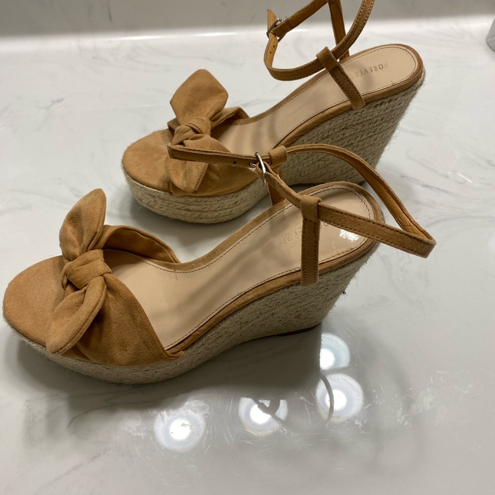 Tan wedges